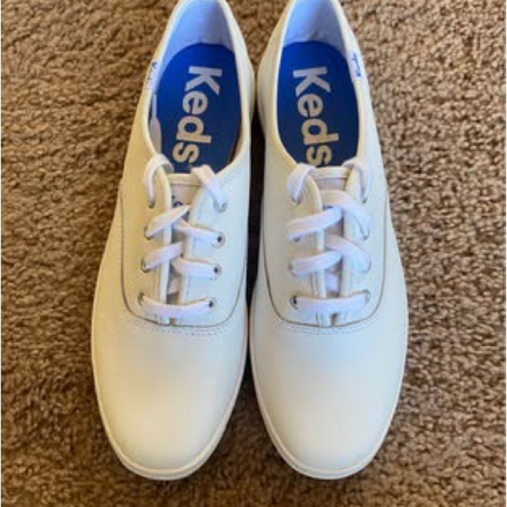 Keds Women's Classic White Lace-Up Sneakers